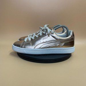 Puma Basket Creepers Metallic Casual Sneakers Size 8.5‌‌‌‌‌‌‌‌‌‌‌‌‌‍‍‍‍‍‍‍‍‍‍‍‍‍